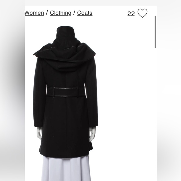 Mackage wool coat. Photo on model is not the actual jacket but sample photo. - Picture 2 of 16